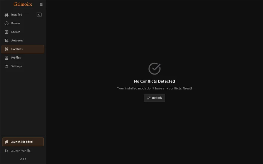 Grimoire conflict warnings: overlapping files detected at the VPK layer
